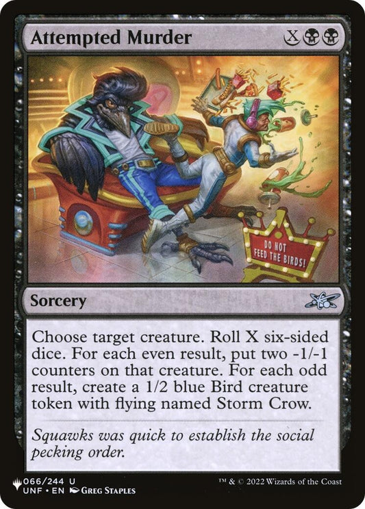 Image for Attempted Murder (066/244) (The List Reprints) - Magic: The Gathering