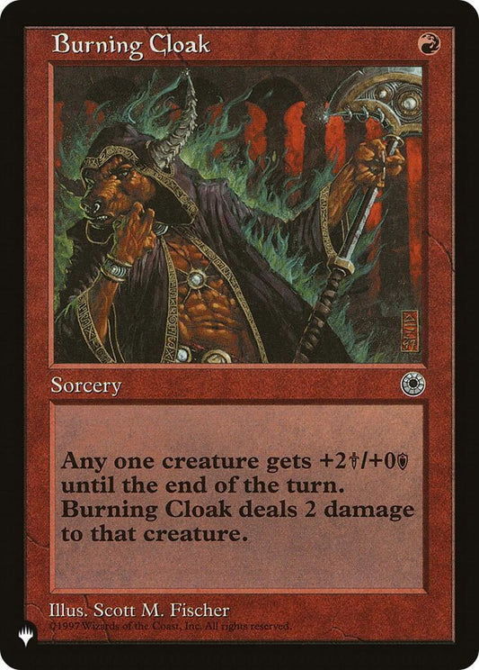 Image for Burning Cloak (The List Reprints) - Magic: The Gathering