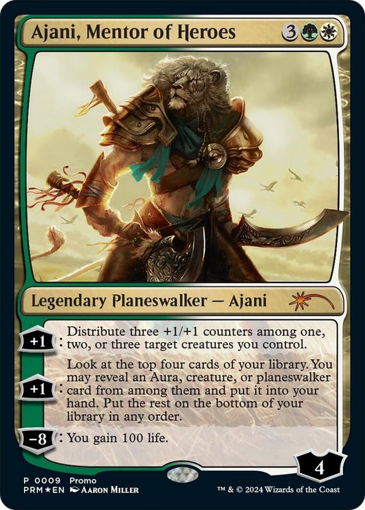 Image for Ajani, Mentor of Heroes (Deluxe Commander Kit) (9) (Unique and Miscellaneous Promos) - Magic: The Gathering