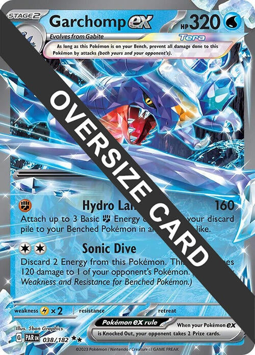 Image for Garchomp ex (038/182) (Jumbo Cards) - Pokemon