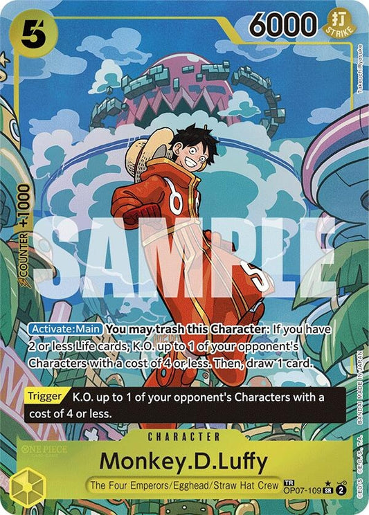 Image for Monkey.D.Luffy (TR) (OP07-109) (Two Legends) - One Piece Card Game