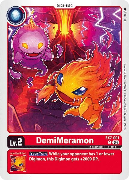 Image for DemiMeramon (EX7-001 C) (Digimon LIBERATOR) - Digimon Card Game