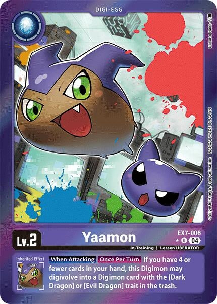 Image for Yaamon (Foil) (EX7-006 U) (Digimon LIBERATOR) - Digimon Card Game