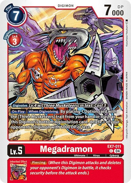Image for Megadramon (EX7-011 C) (Digimon LIBERATOR) - Digimon Card Game