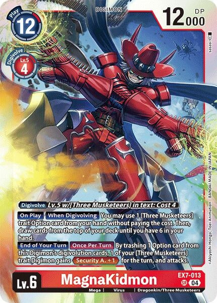 Image for MagnaKidmon (EX7-013 SR) (Digimon LIBERATOR) - Digimon Card Game