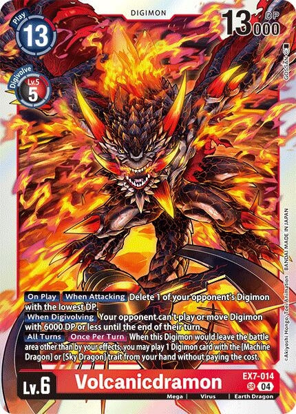 Image for Volcanicdramon (EX7-014 SR) (Digimon LIBERATOR) - Digimon Card Game