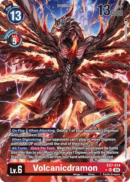 Image for Volcanicdramon (Alternate Art) (EX7-014 SR) (Digimon LIBERATOR) - Digimon Card Game