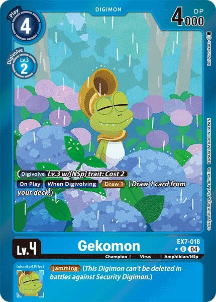 Image for Gekomon (Foil) (EX7-018 U) (Digimon LIBERATOR) - Digimon Card Game