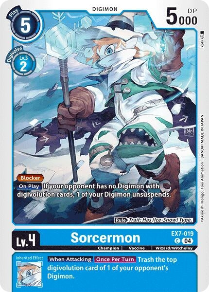 Image for Sorcermon (EX7-019 C) (Digimon LIBERATOR) - Digimon Card Game