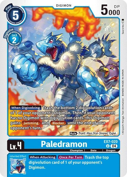 Image for Paledramon (EX7-020 U) (Digimon LIBERATOR) - Digimon Card Game