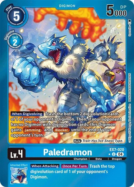 Image for Paledramon (Foil) (EX7-020 U) (Digimon LIBERATOR) - Digimon Card Game