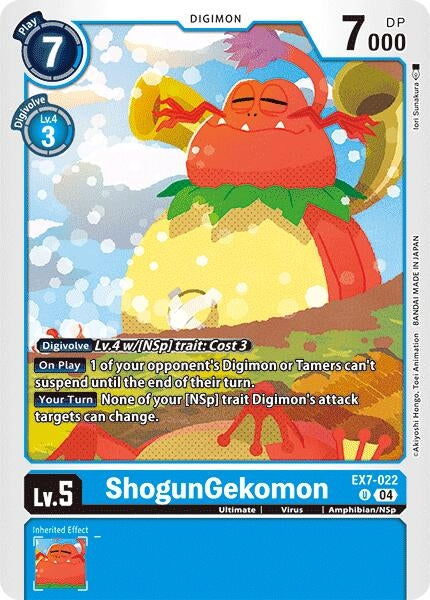 Image for ShogunGekomon (EX7-022 U) (Digimon LIBERATOR) - Digimon Card Game