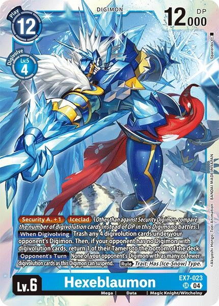 Image for Hexeblaumon (EX7-023 SR) (Digimon LIBERATOR) - Digimon Card Game