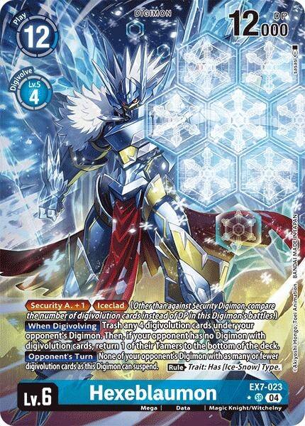 Image for Hexeblaumon (Alternate Art) (EX7-023 SR) (Digimon LIBERATOR) - Digimon Card Game