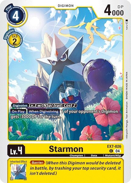 Image for Starmon (EX7-026 C) (Digimon LIBERATOR) - Digimon Card Game