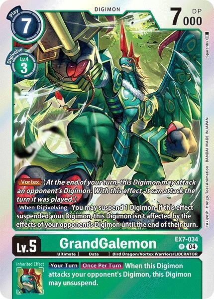 Image for GrandGalemon (EX7-034 R) (Digimon LIBERATOR) - Digimon Card Game