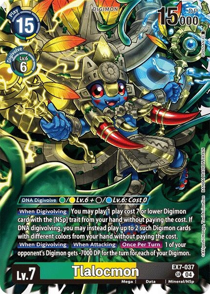 Image for Tlalocmon (EX7-037 SR) (Digimon LIBERATOR) - Digimon Card Game