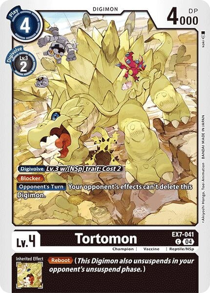 Image for Tortomon (EX7-041 C) (Digimon LIBERATOR) - Digimon Card Game