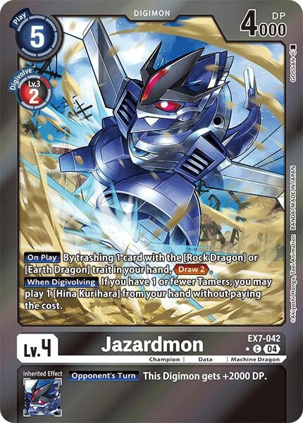 Image for Jazardmon (Foil) (EX7-042 C) (Digimon LIBERATOR) - Digimon Card Game