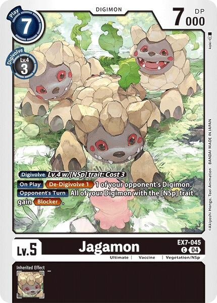 Image for Jagamon (EX7-045 C) (Digimon LIBERATOR) - Digimon Card Game