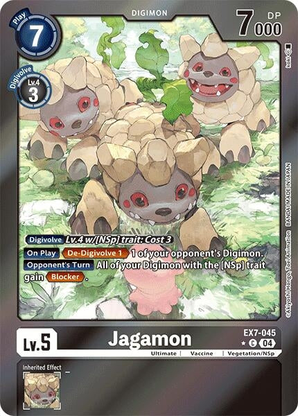 Image for Jagamon (Foil) (EX7-045 C) (Digimon LIBERATOR) - Digimon Card Game