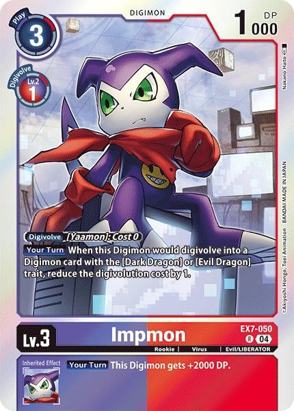 Image for Impmon (EX7-050 R) (Digimon LIBERATOR) - Digimon Card Game