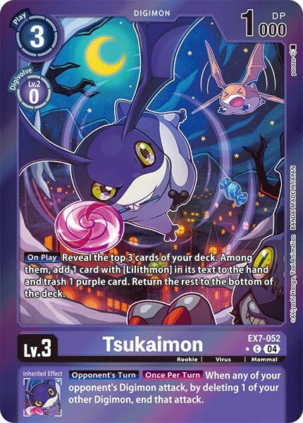 Image for Tsukaimon (Foil) (EX7-052 C) (Digimon LIBERATOR) - Digimon Card Game