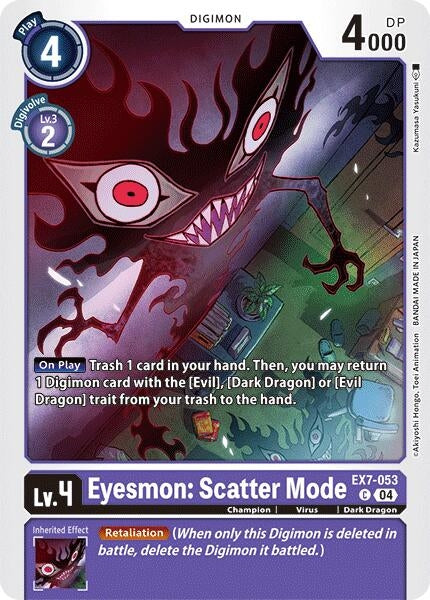 Image for Eyesmon: Scatter Mode (EX7-053 C) (Digimon LIBERATOR) - Digimon Card Game