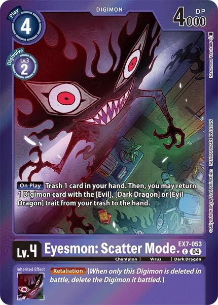 Image for Eyesmon: Scatter Mode (Foil) (EX7-053 C) (Digimon LIBERATOR) - Digimon Card Game