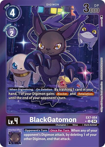 Image for BlackGatomon (Foil) (EX7-054 UC) (Digimon LIBERATOR) - Digimon Card Game