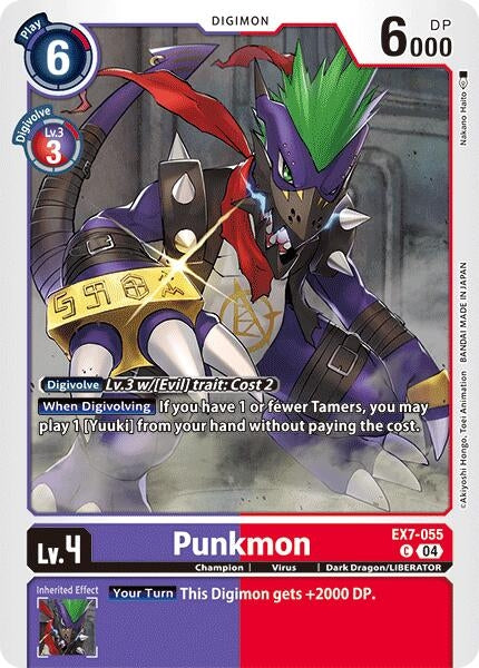 Image for Punkmon (EX7-055 C) (Digimon LIBERATOR) - Digimon Card Game