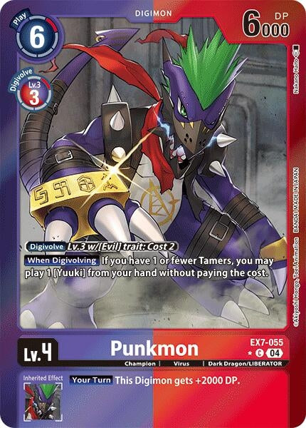 Image for Punkmon (Foil) (EX7-055 C) (Digimon LIBERATOR) - Digimon Card Game