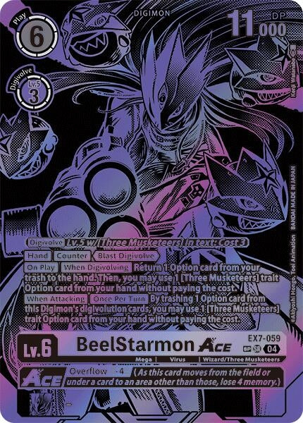 Image for BeelStarmon ACE (Textured) (EX7-059 SR) (Digimon LIBERATOR) - Digimon Card Game