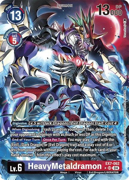 Image for HeavyMetaldramon (Alternate Art) (EX7-062 SR) (Digimon LIBERATOR) - Digimon Card Game