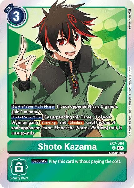 Image for Shoto Kazama (EX7-064 R) (Digimon LIBERATOR) - Digimon Card Game