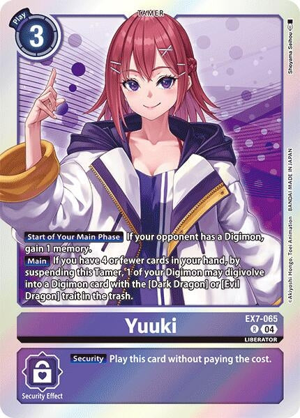Image for Yuuki (EX7-065 R) (Digimon LIBERATOR) - Digimon Card Game