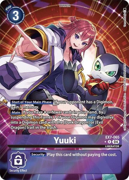 Image for Yuuki (Alternate Art) (EX7-065 R) (Digimon LIBERATOR) - Digimon Card Game