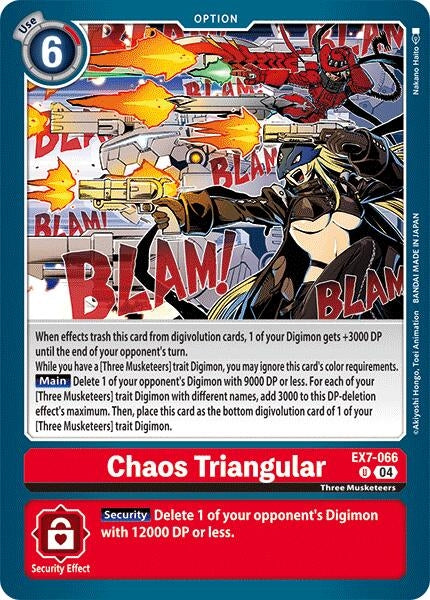 Image for Chaos Triangular (EX7-066 U) (Digimon LIBERATOR) - Digimon Card Game