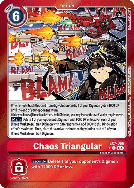 Image for Chaos Triangular (Foil) (EX7-066 U) (Digimon LIBERATOR) - Digimon Card Game