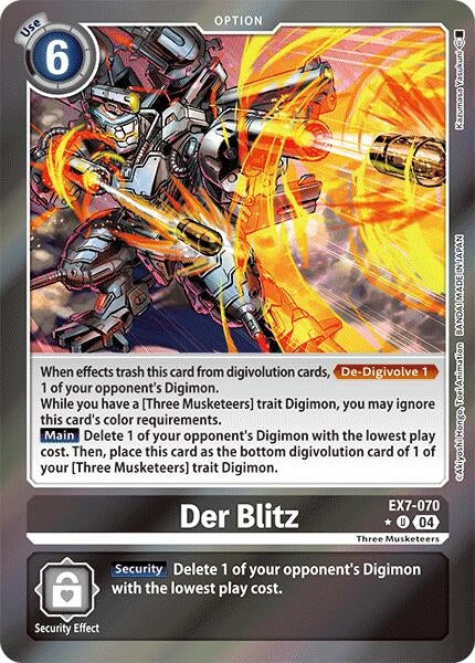 Image for Der Blitz (Foil) (EX7-070 U) (Digimon LIBERATOR) - Digimon Card Game