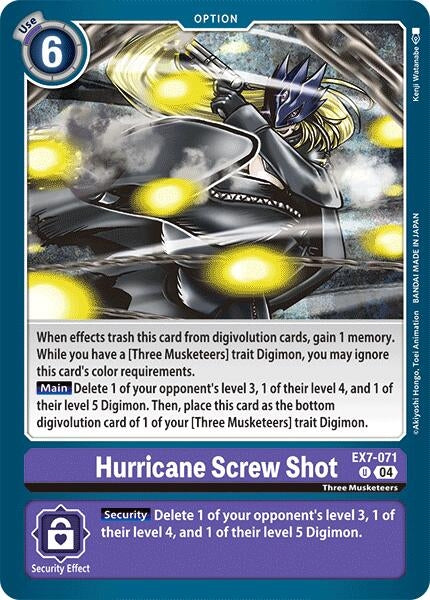 Image for Hurricane Screw Shot (EX7-071 U) (Digimon LIBERATOR) - Digimon Card Game
