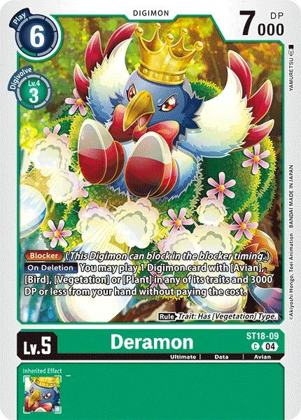 Image for Deramon (ST18-09 C) (Starter Deck 18: Guardian Vortex) - Digimon Card Game
