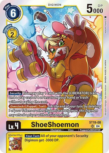 Image for ShoeShoemon (ST19-08 SR) (Starter Deck 19: Fable Waltz) - Digimon Card Game