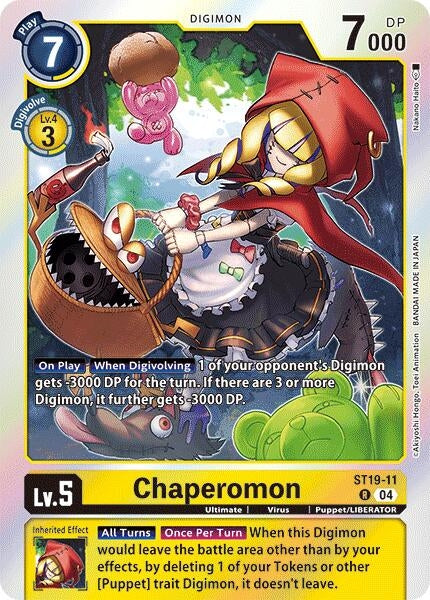 Image for Chaperomon (ST19-11 R) (Starter Deck 19: Fable Waltz) - Digimon Card Game