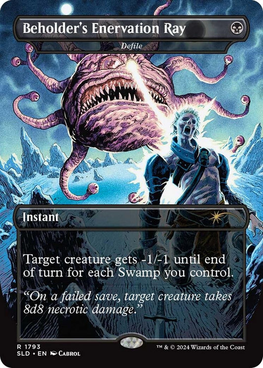 Image for Beholder's Enervation Ray - Defile (1793) (Secret Lair Drop Series) - Magic: The Gathering