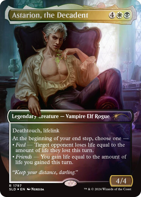 Image for Astarion, the Decadent (Rainbow Foil) (1797) (Secret Lair Drop Series) - Magic: The Gathering
