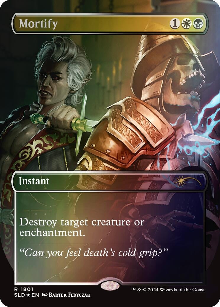 Image for Mortify (Rainbow Foil) (1801) (Secret Lair Drop Series) - Magic: The Gathering