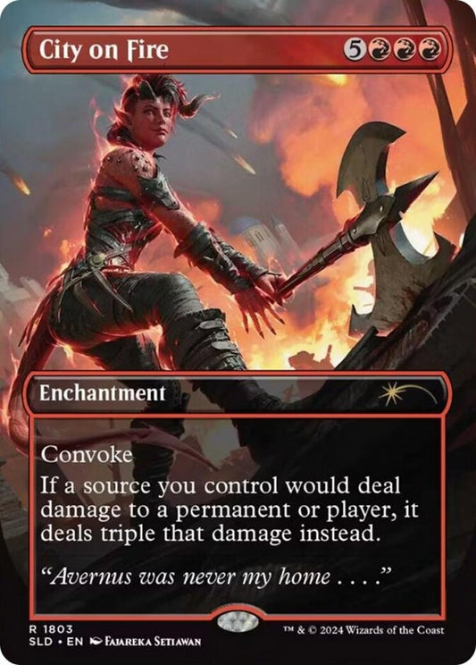 Image for City on Fire (1803) (Secret Lair Drop Series) - Magic: The Gathering
