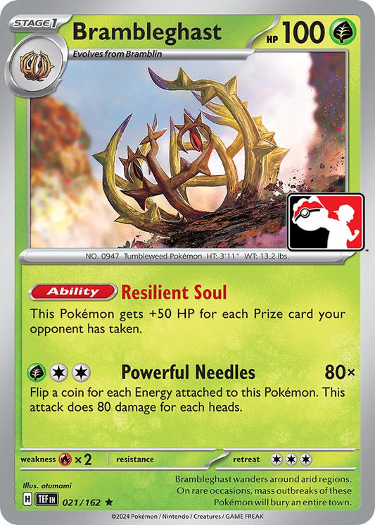 Image for Brambleghast (021/162) (Prize Pack Series Cards) - Pokemon