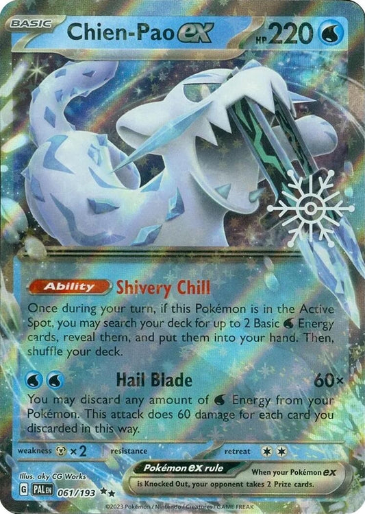 Image for Chien-Pao ex - 061/193 (Holiday Calendar) (061/193) (Miscellaneous Cards & Products) - Pokemon